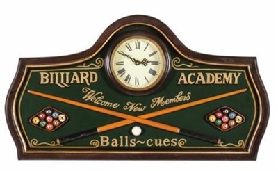 Image sur Billiard Academy-Clock