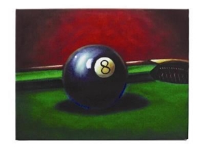 Image de PEINTURE À L'HUILE-8 BALL