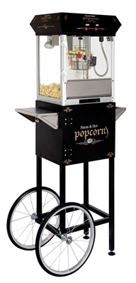 Picture of Machine à Popcorn GOLDEN 4oz avec chariot - NOIRE