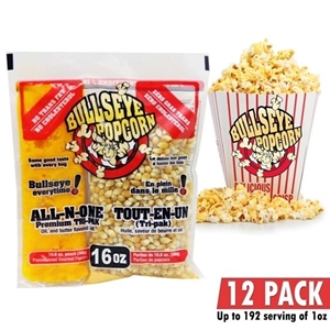 Image de 70116-Box of 12 prepacked portions of popcorn / 16 oz