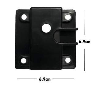 Picture of 71821-Gear Plate receiver  for popcorn machine( 6.9cm x 6.9cm) |  16oz