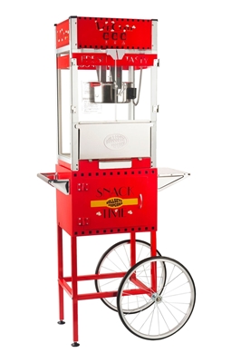 Picture of 71406 - Popcorn machine 16oz  GRAND POPPER with cart - RED