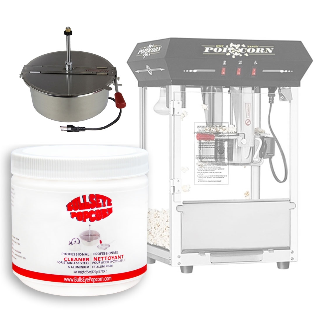 Bullseye Popcorn Best Canadian popcorn supplier since 2016/70042 Bullseye Popcorn Cleaner for
