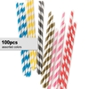 Picture of Paille de carton multi-couleurs / 100pcs