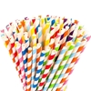 Picture of 72012/1000 - Pack of 1000 Biodegradable Paper Straws in Assorted Colors