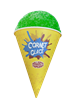 Picture of 73224 - Bullseye popcorn - Snow cone syrup Lime 3.8L