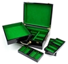 Picture of 13208- Deluxe Wooden poker chips case 500 pcs with suited design