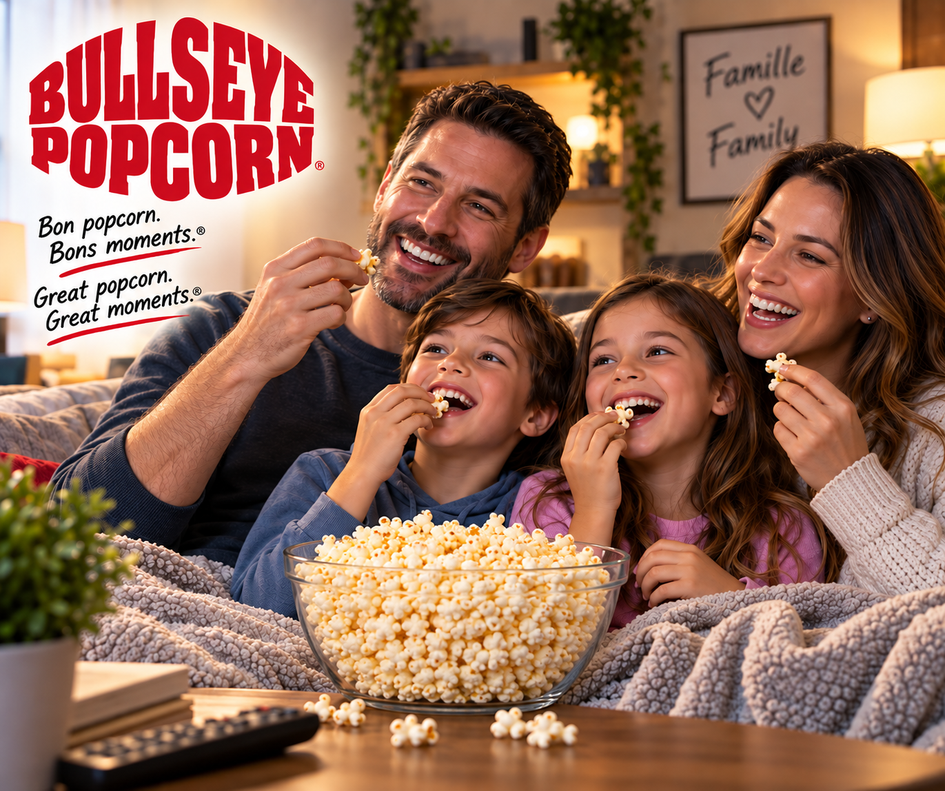 Bullseye popcorn